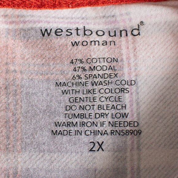 Westbound Woman Long Sleeve Top, Size 2X - Picture 6 of 6